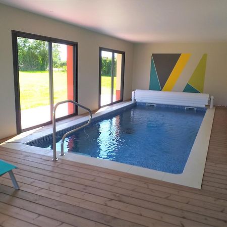 Maison Avec Piscine Interieure Privee Sans Vis A Vis Chauffee Toute L Annee Quievrecourt Ngoại thất bức ảnh