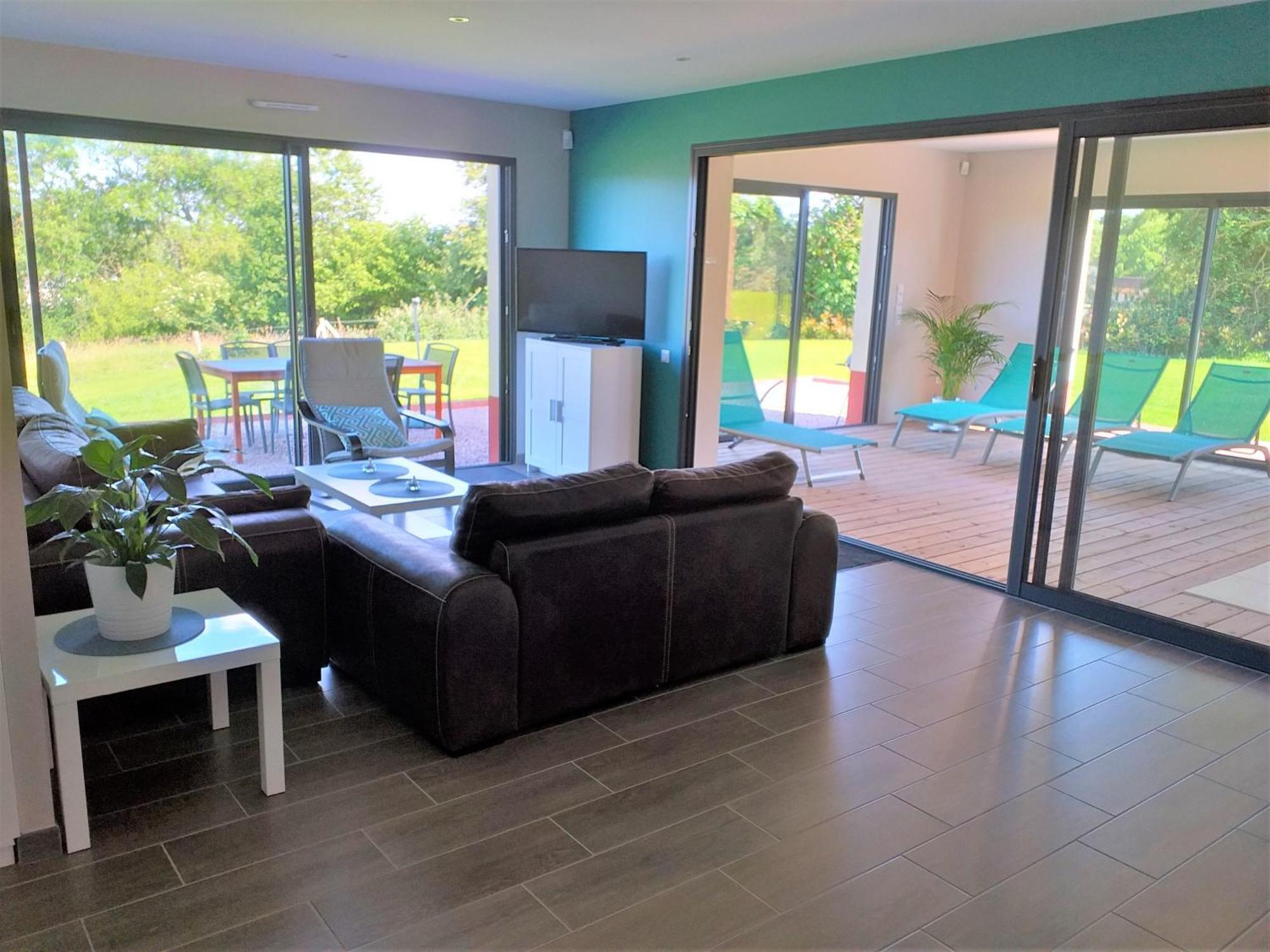 Maison Avec Piscine Interieure Privee Sans Vis A Vis Chauffee Toute L Annee Quievrecourt Ngoại thất bức ảnh